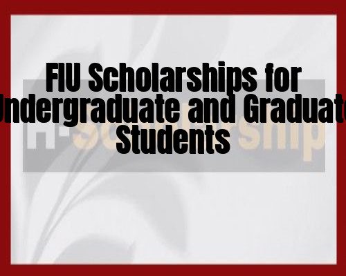 FIU Scholarships for Undergraduate and Graduate Students